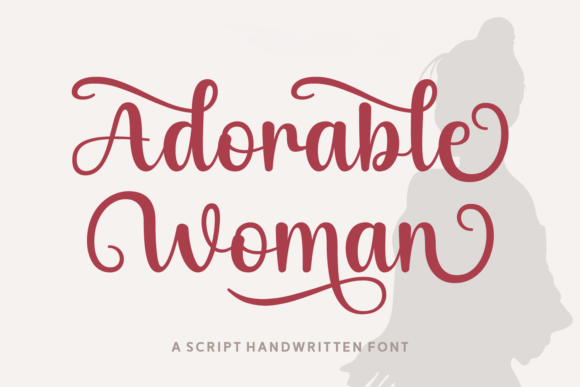Adorable Woman Font for Crafters