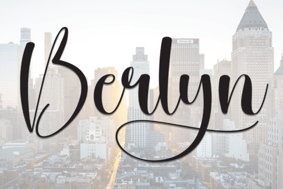 Berlyn: A Script Font for Editorial Elegance
