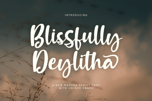 Blissfully Deylitha: A Font That Elevates Your Brand