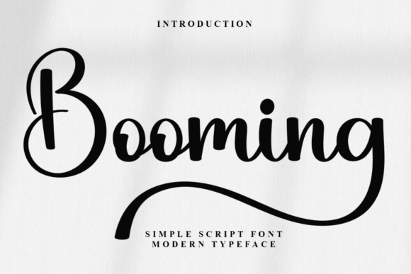 Booming: A Timeless Script Font for Campaigns
