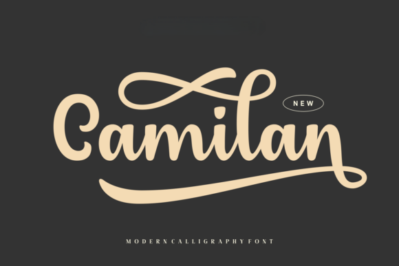 Camilan: A Modern Script Font for Editorial Design