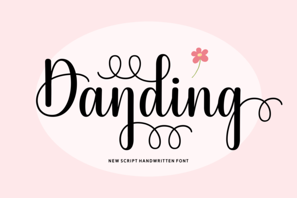 Danding: A Handwritten Font for Editorial Charm