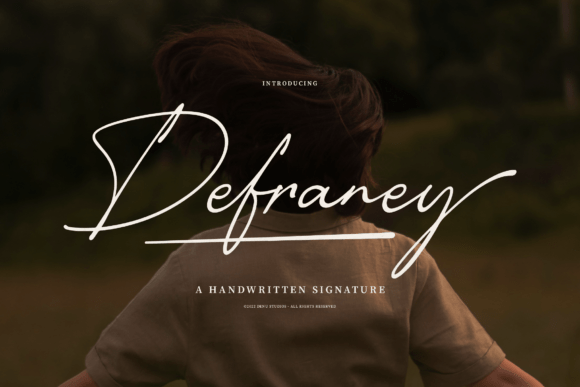 Defraney: A Signature Font for Elegant Branding