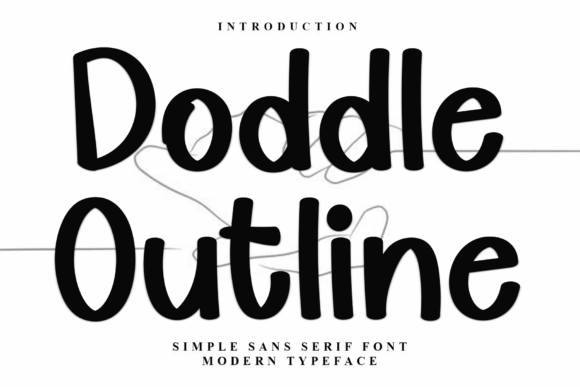 Doddle Outline: A Festive Typeface for Web Design