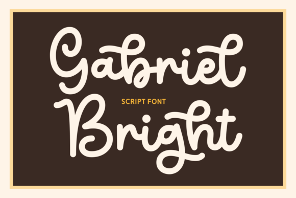 Gabriel Bright: A Cheerful Typeface for Branding