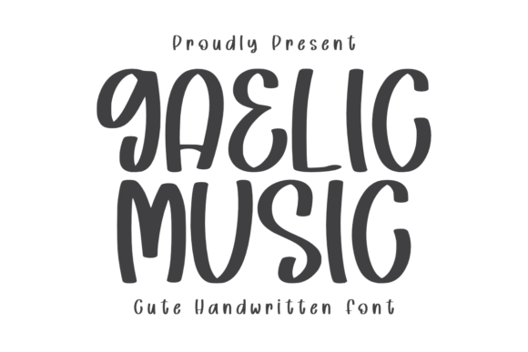Gaelic Music: A Handwritten Typeface for Editorial Design