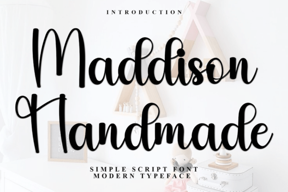 Maddison Handmade: A Festive Typeface for Holiday Branding