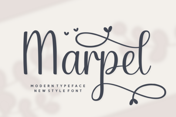 Marpel: A Script Font for Elegant Branding