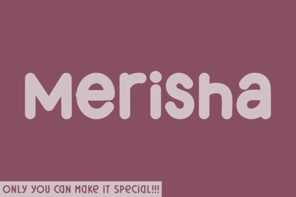 Merisha: A Handwritten Font for Authentic Branding