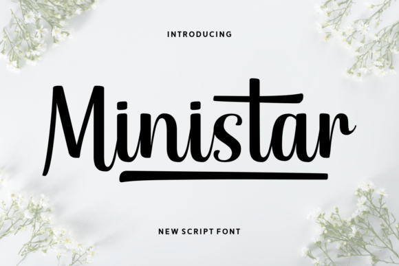 Ministar: The Bold Script Font for Modern Campaigns
