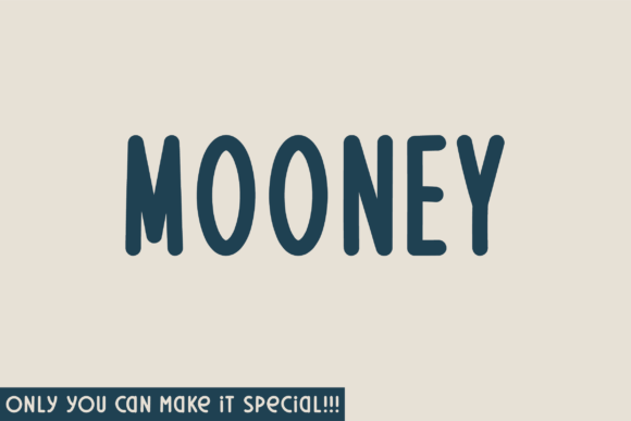 Mooney: A Handwritten Font for Makers