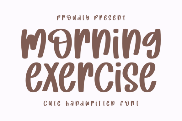Morning Exercise Font: A Sweet Script for Branding