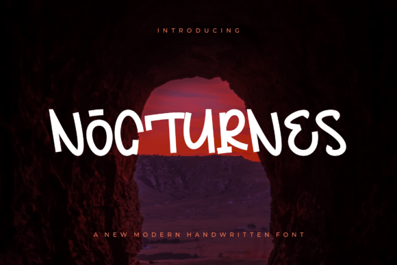 Nocturnes Font Review: Bold Handwritten Style