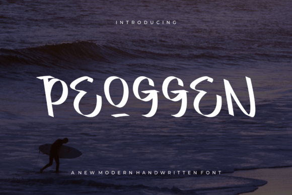 Peoggen: A Playful Handwritten Font for Modern Branding
