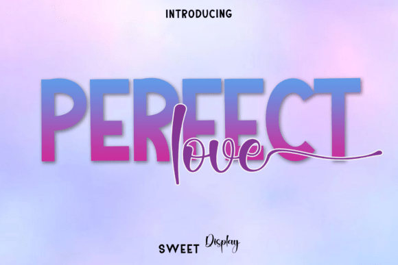 Perfect Love Duo: A Romantic Typeface for Branding