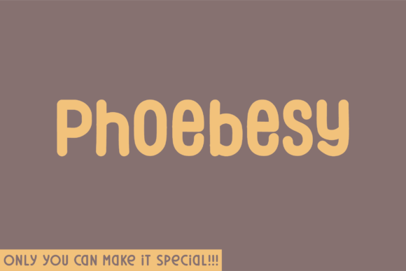 Phoebesy: A Handwritten Font for Authentic Brands