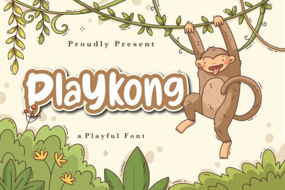 Playkong Font: A Bold Typeface for Playful Brands