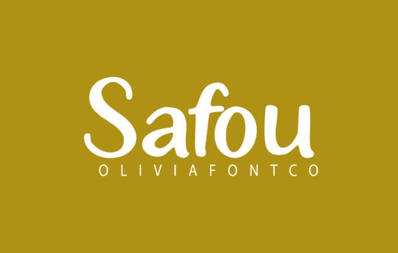 Safou Font: A Handwritten Typeface for Brand Identity