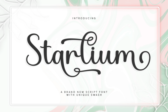 Starlium: A Premium Script Font for Elegant Branding
