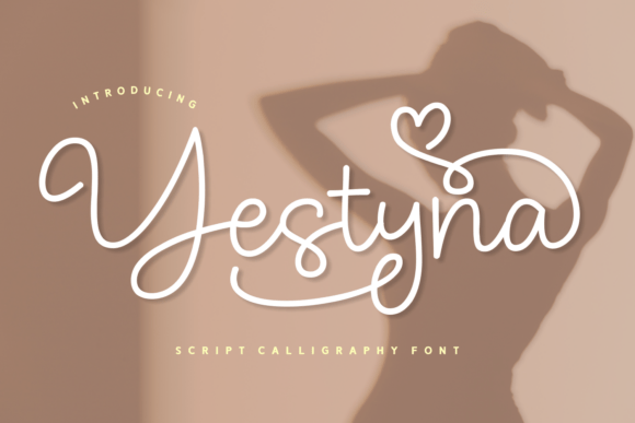 Yestyna: A Romantic Script Font for Web Design